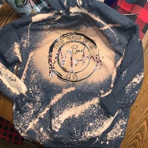 Custom bleach hoodie